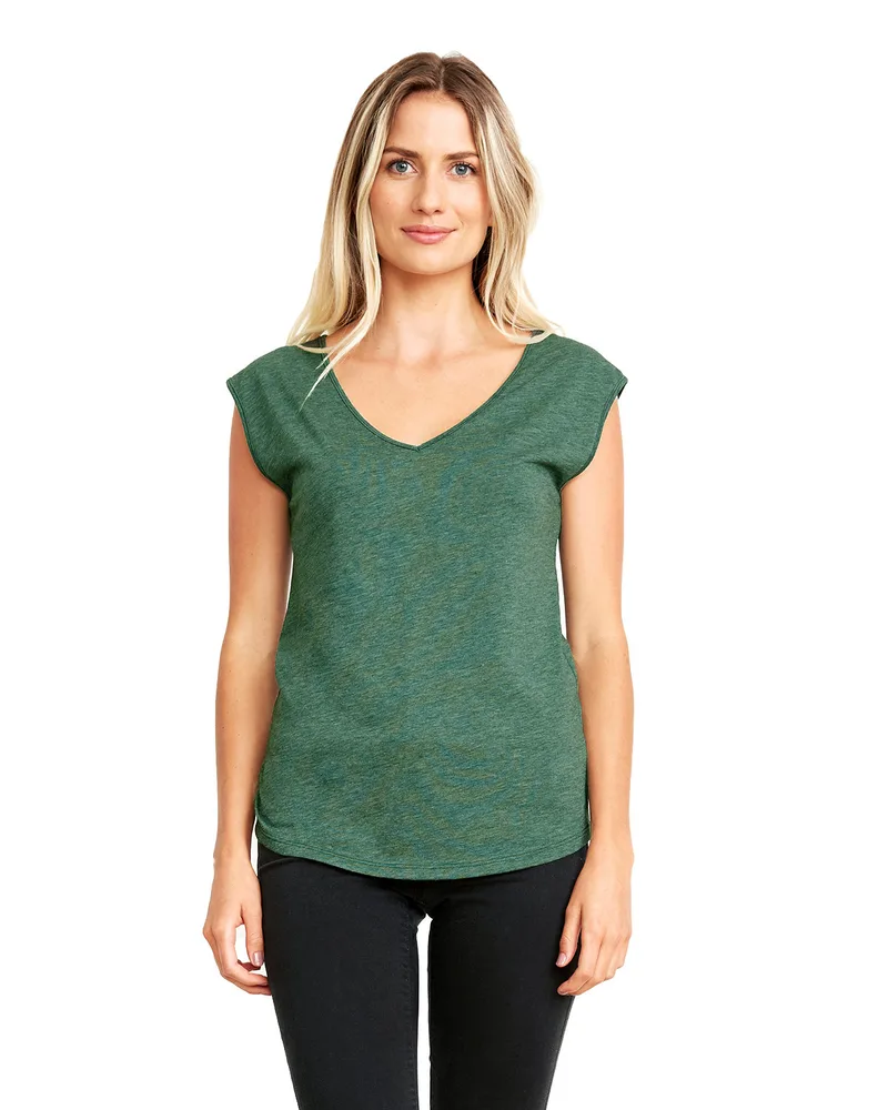 NEXT LEVEL APPAREL Ladies' Festival Sleeveless V view 7