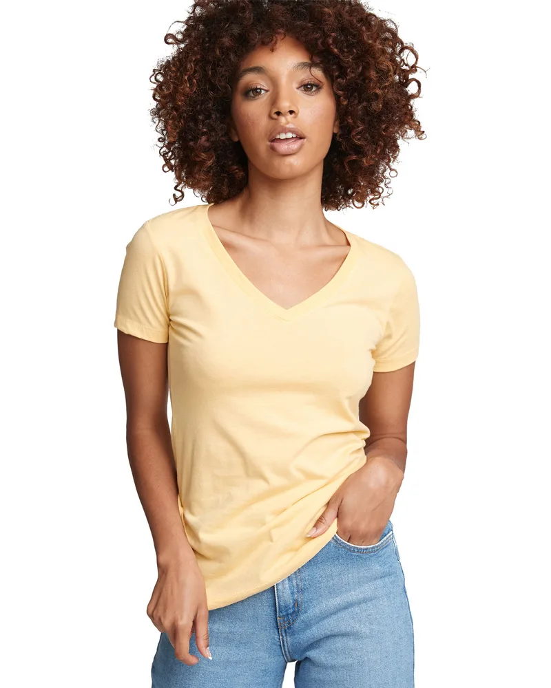 NEXT LEVEL APPAREL Ladies' Ideal V view 2