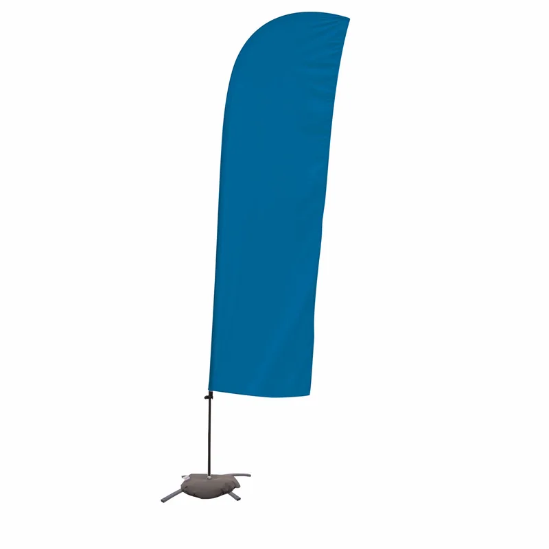 10.5' Solid-Color Blade Sail Sign Flag, 1-Sided, Scissor view 3