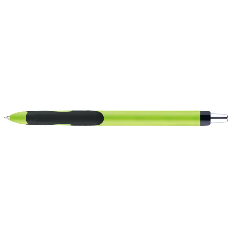 Lime Green/Black/Silver Blank Back View