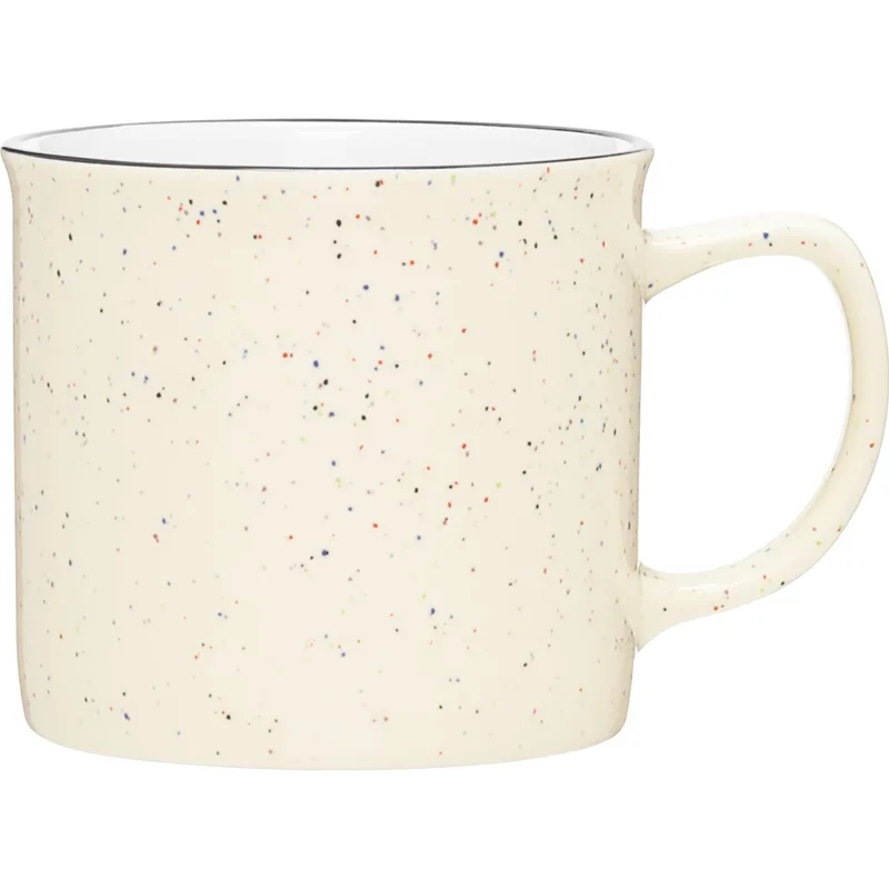 12 oz Cambria Ceramic Mug (Ivory) view 2