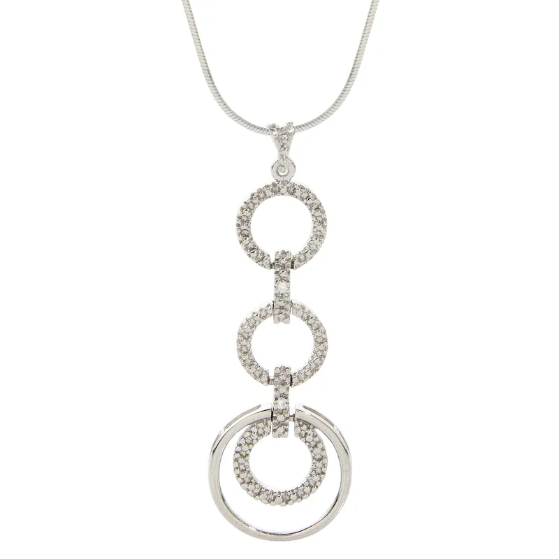 Jilco Inc Round Diamond Necklace