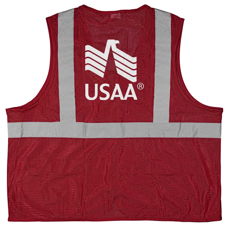 100% Polyester Premium Reflective Safety Vest view 7