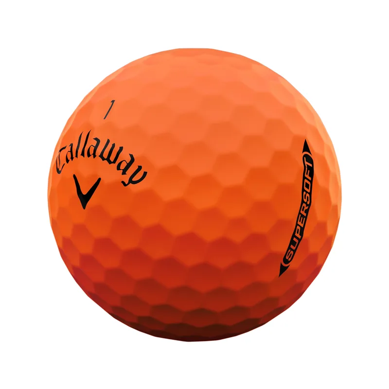 Orange Blank Golf Ball