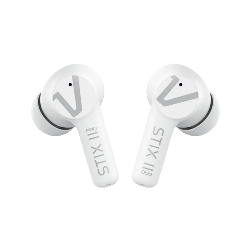 Veho STIX II Pro True Wireless Earphones - White view 2