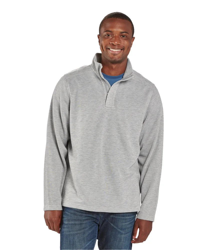 BOXERCRAFT Men's Sullivan Sweater Fleece Quarter-Zip Pullover view 5