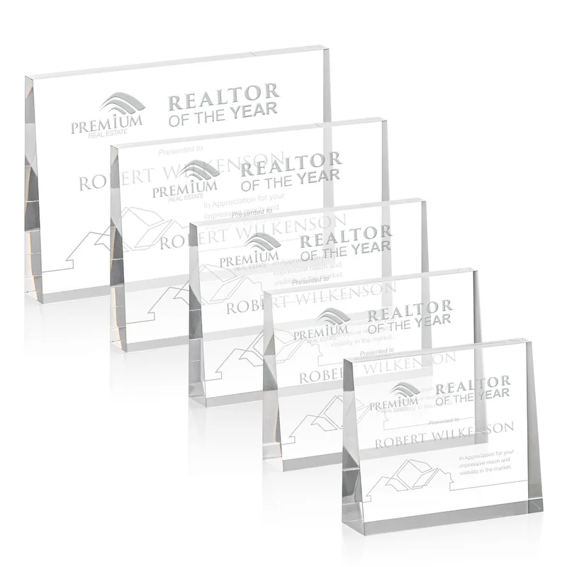 Laser Engraving, Horizontal, Clear
