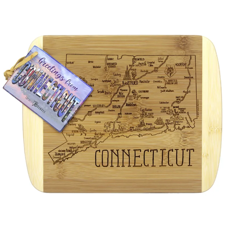 A Slice of Life Connecticut Serving & Cutting Board view 2