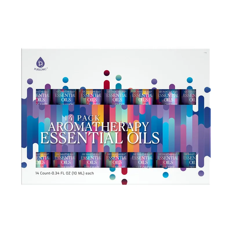 Pursonic Essential Aromatherapy Oils - 14 Pack Gift Set