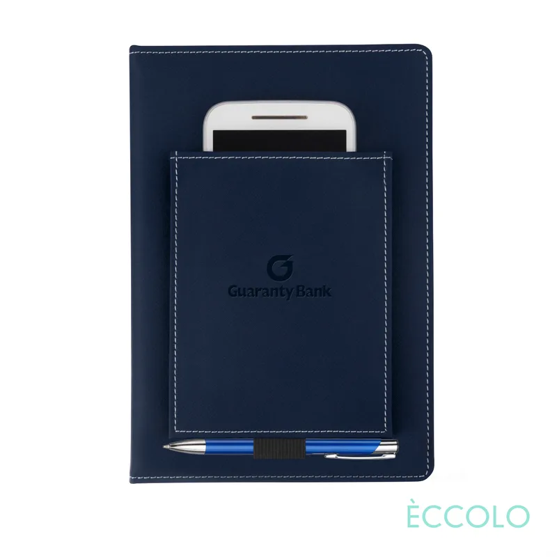 Journal & Clicker Pen, Navy Blue/Blue