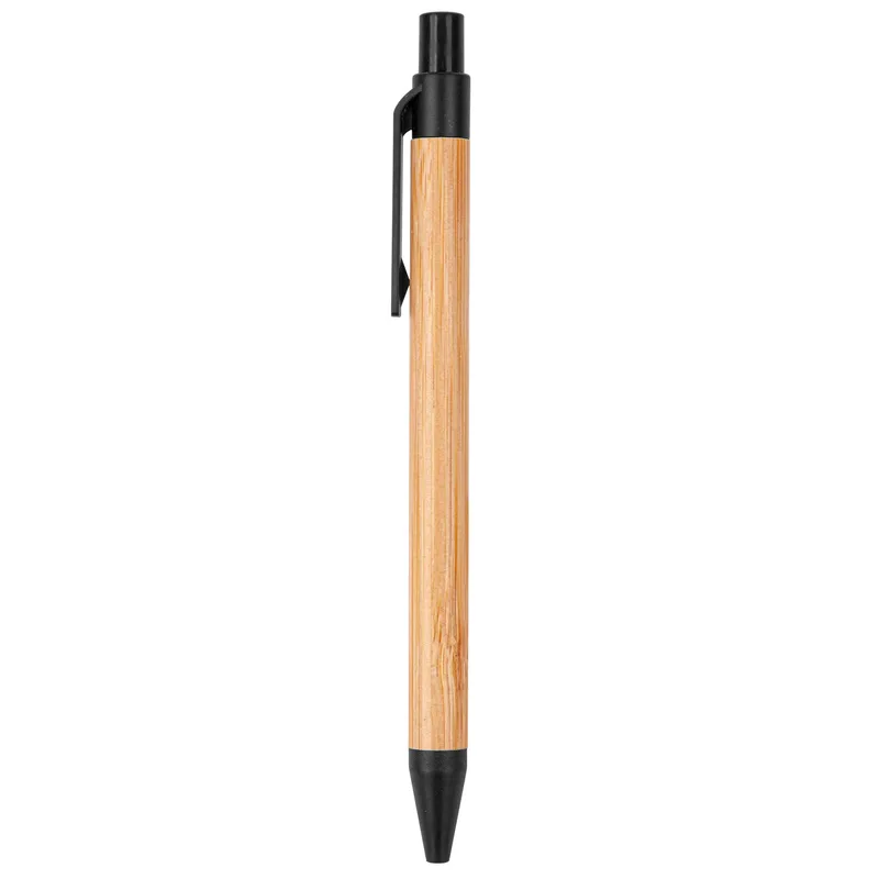 The Albury Bamboo Wheat Straw Click-Action Ballpoint Pen view 2