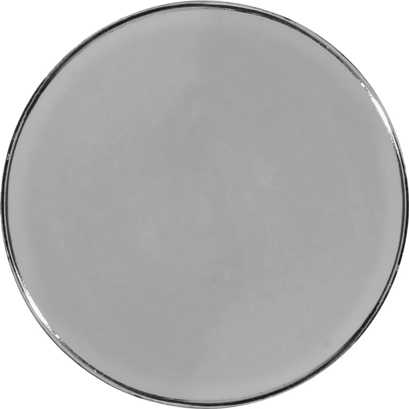 Bright Silver Blank Back View