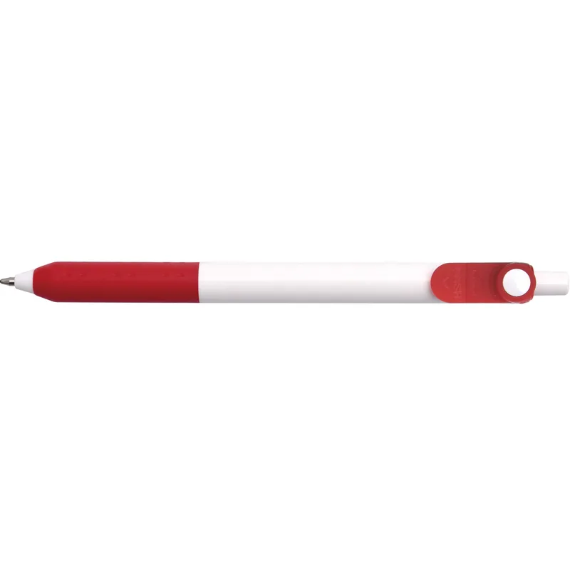 White/Red Blank Front View