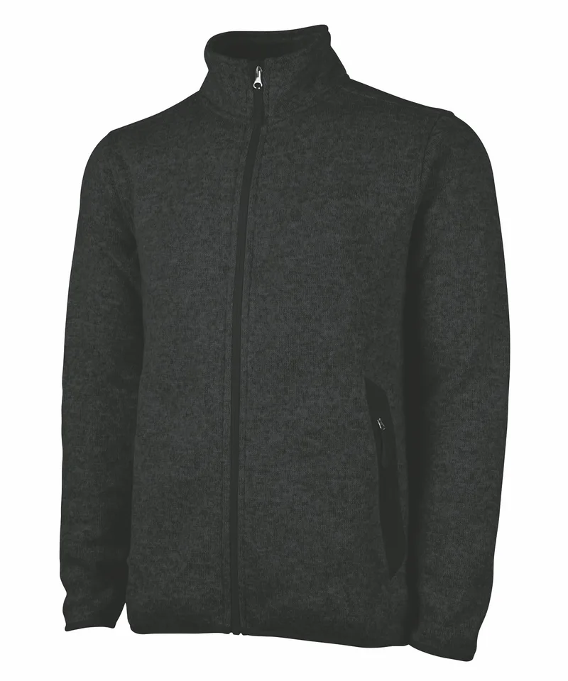 Men's Heathered Fleece Jacket view 5