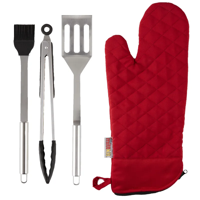 BBQ Grilling Mitt Kit view 5