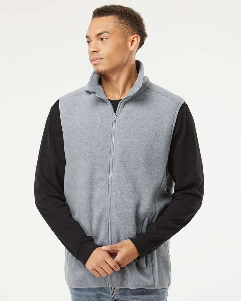 Burnside® Polar Fleece Vest view 3