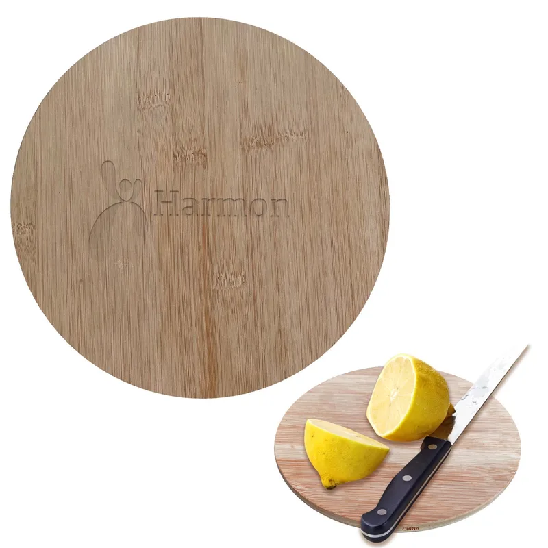 Round Bamboo Cutting Board view 2