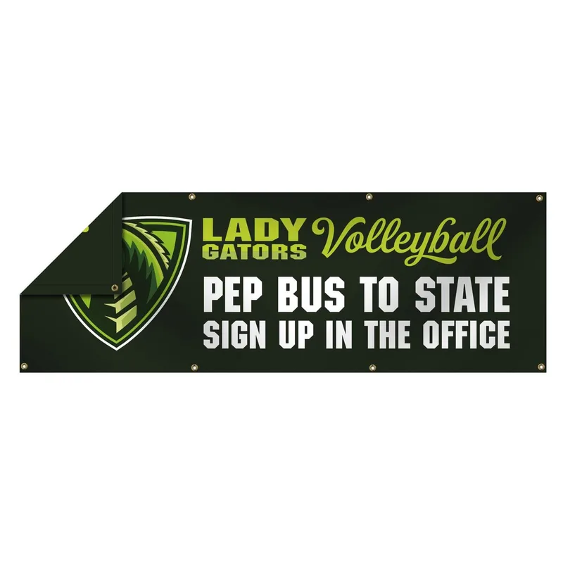 2' x 6' 13 oz. Smooth Vinyl Banner Double-Sided view 3