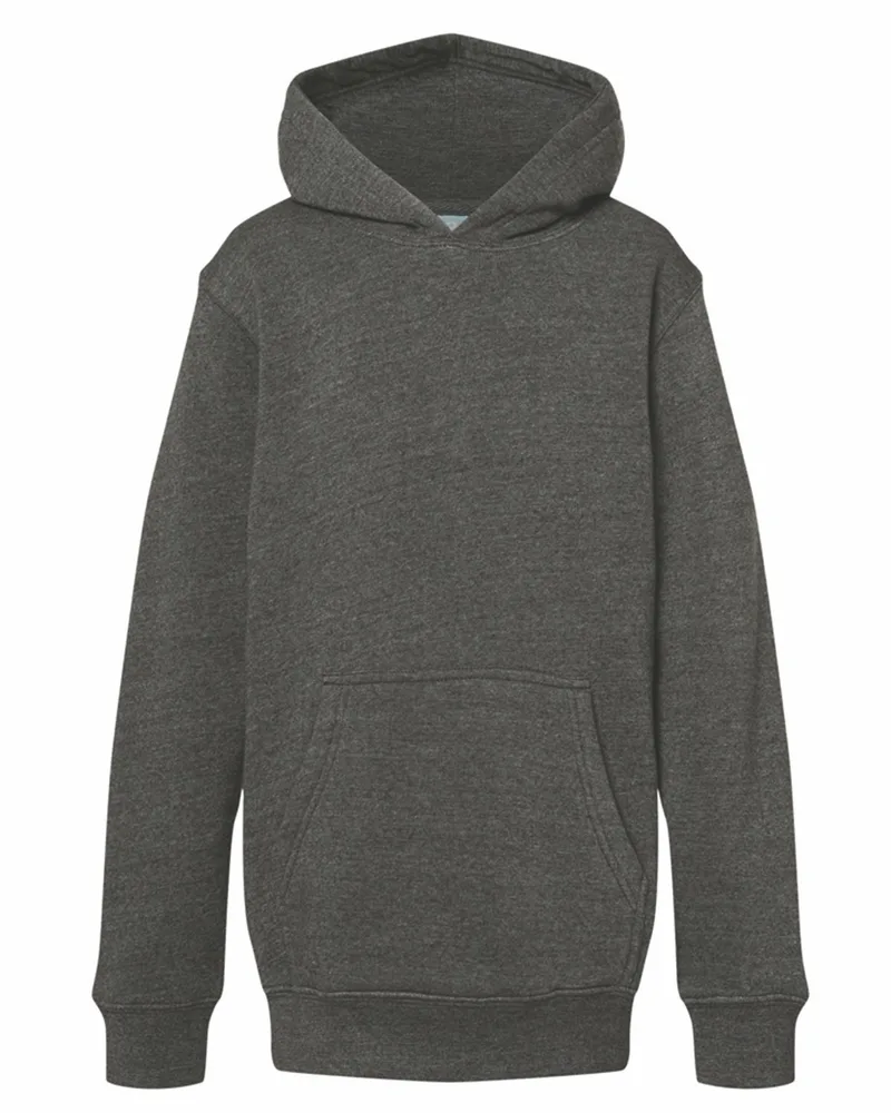 J AMERICA Youth Triblend Pullover Hooded Sweatshirt view 2