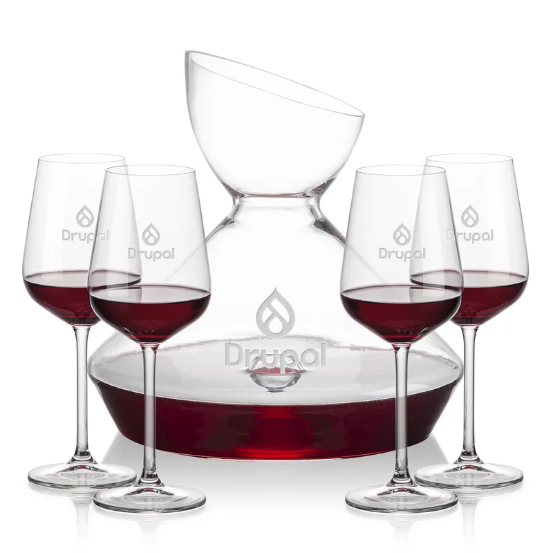 Carafe & 4 Wine