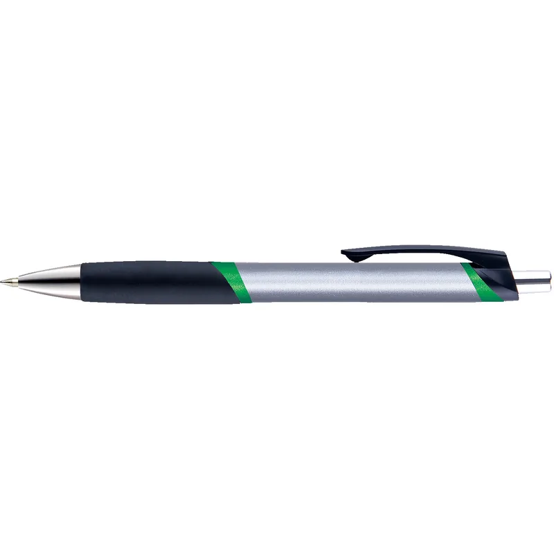Silver/Black/Green Blank Side View