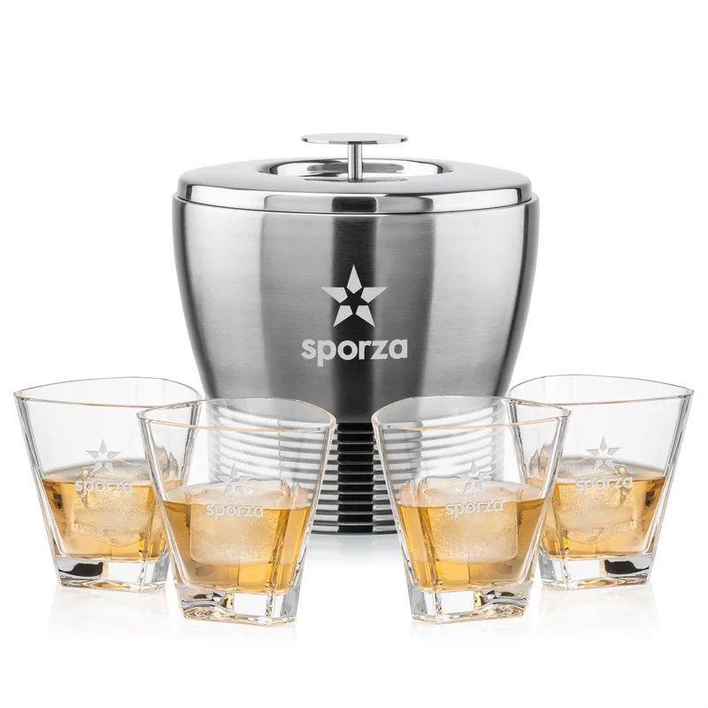 Genoa Bucket Set, Laser Engraving, Set of 5
