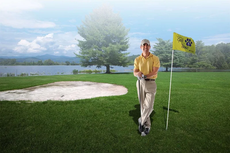 Golf Flag with Canvas Heading Double-Sided view 5