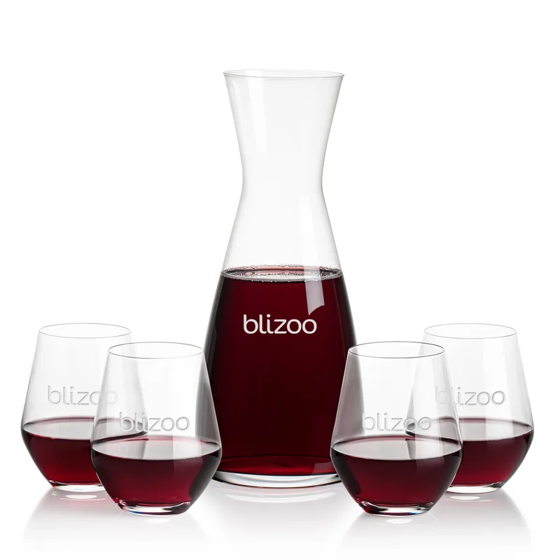 Carafe & 4 Stemless