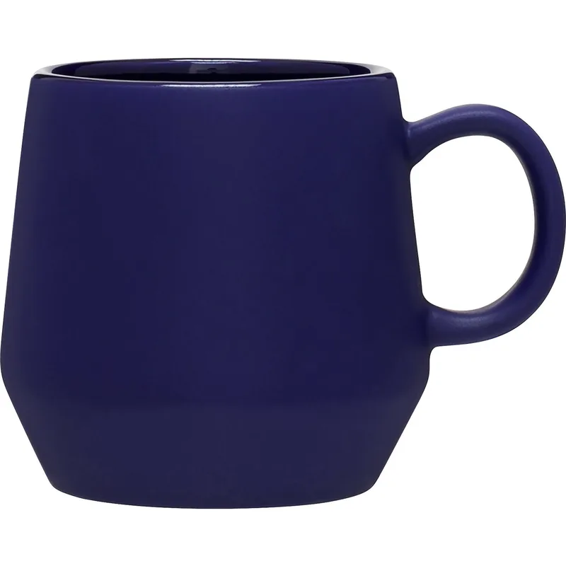 16 oz Verona Ceramic Mug (Matte Cobalt Blue) view 2