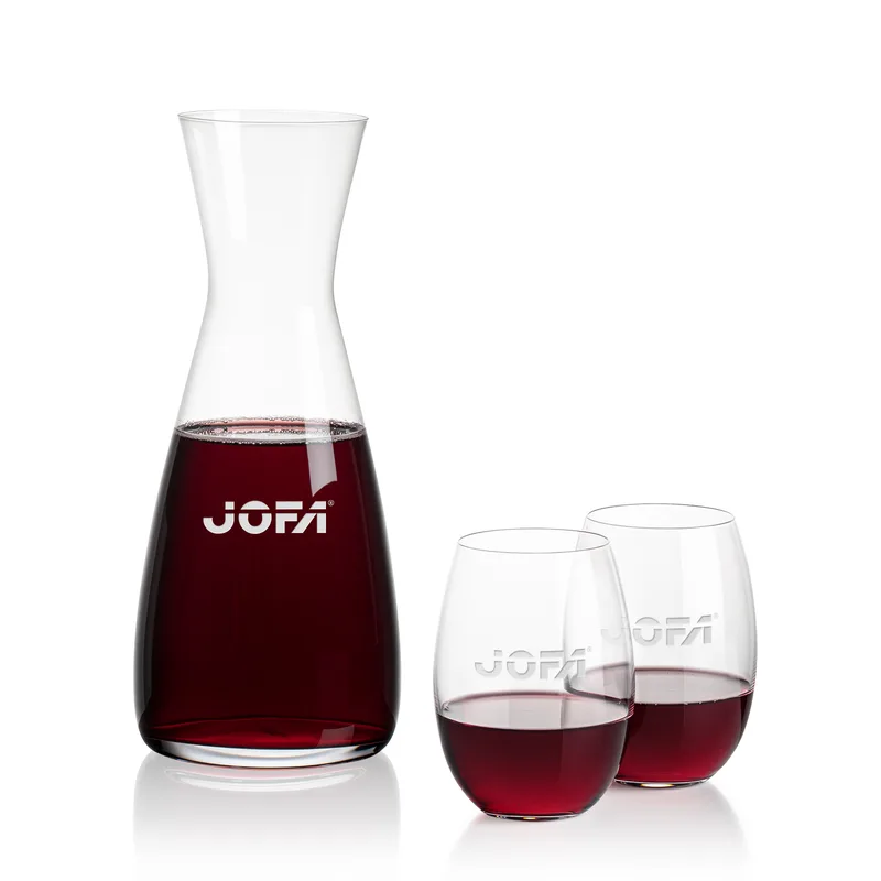 Carafe & 2 Stemless