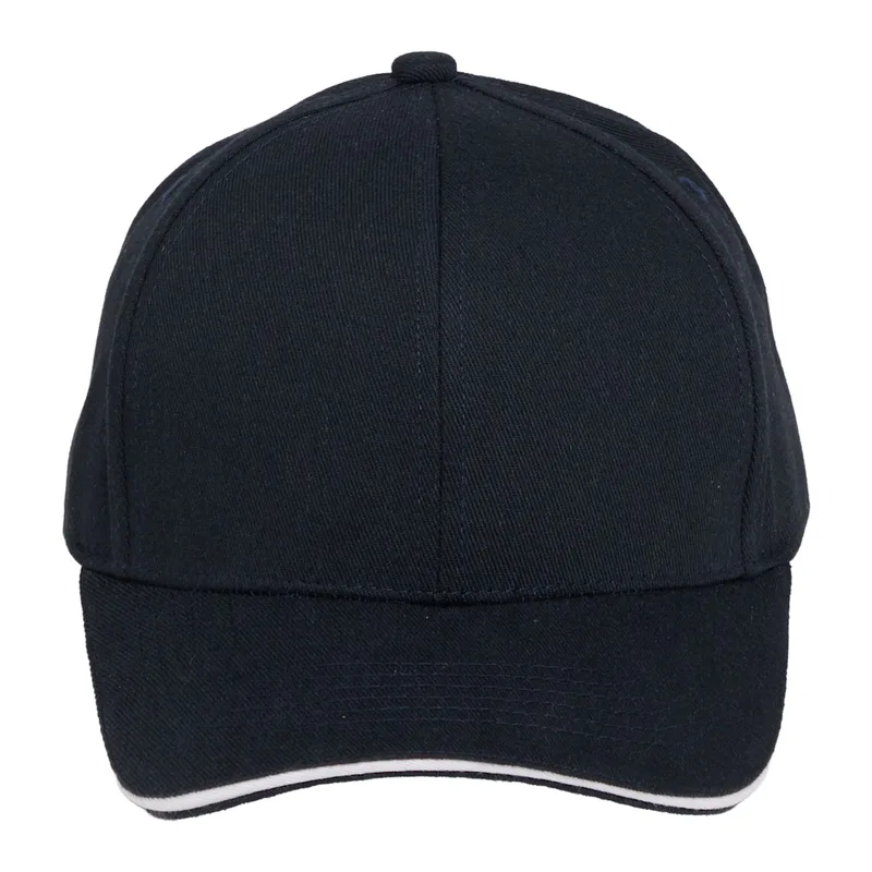 Recycled Cotton Twill 6 Panel Split Peak Ballcap view 3
