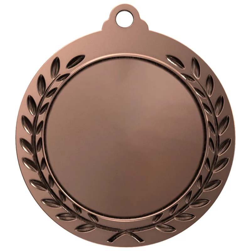 Antique 3rd Place Wreath Award Medallion (2-3/4") view 2