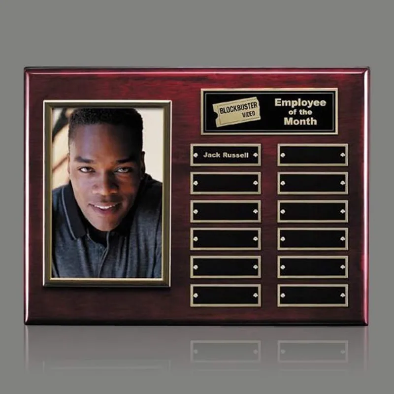 Rosewood, Gold, 12 Plate