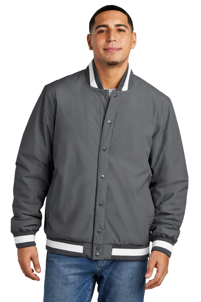 Sport-Tek® Insulated Varsity Jacket view 3