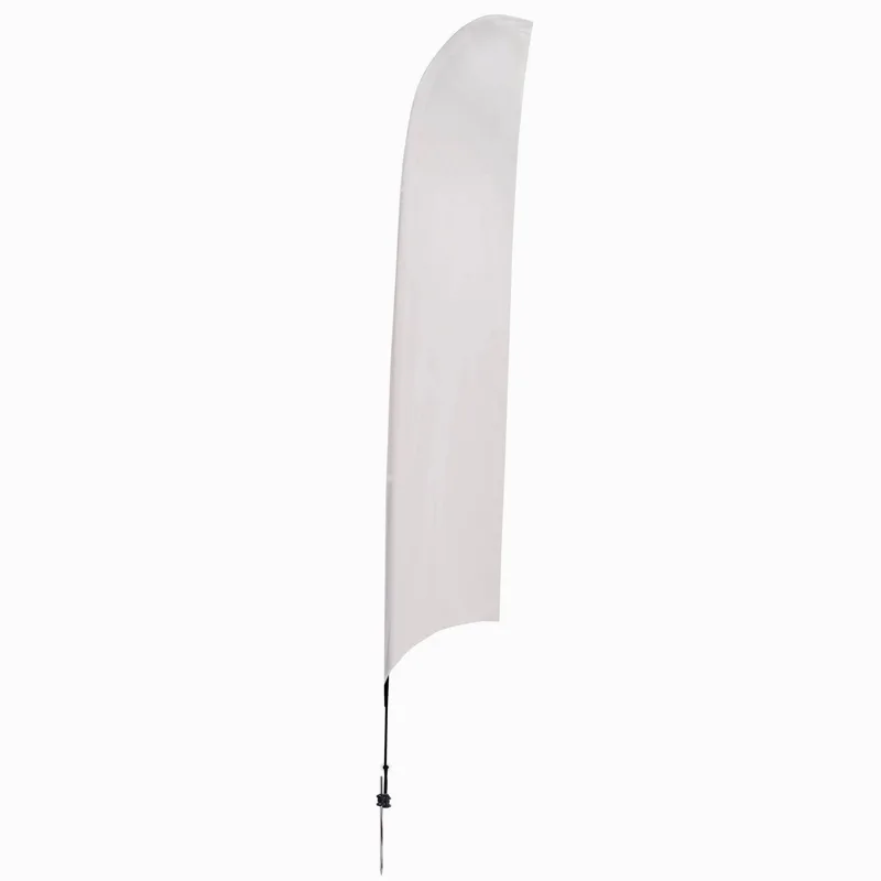 17' Streamline Razor Sail Sign Flag, 1-Sided, Ground Spike view 2