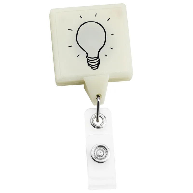 Glow in the Dark Jumbo Square Badge Reel view 4