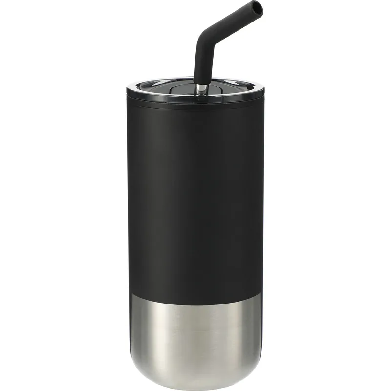 Lagom Insulated 16oz Stainless Steel Tumbler with Straw view 2