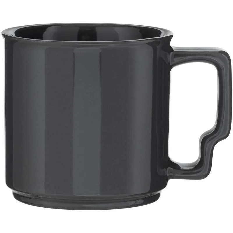 13 oz Quarry Ceramic Mug (Storm Gray) view 2