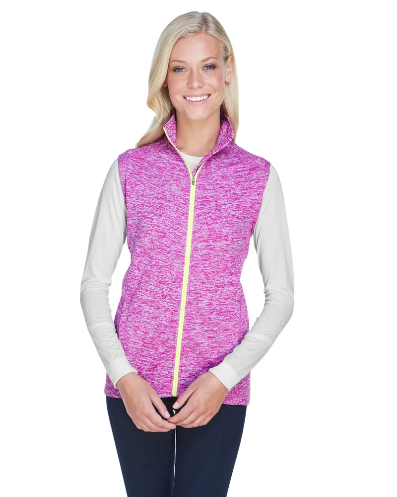J AMERICA Ladies' Lasic Cosmic Fleece Vest view 3