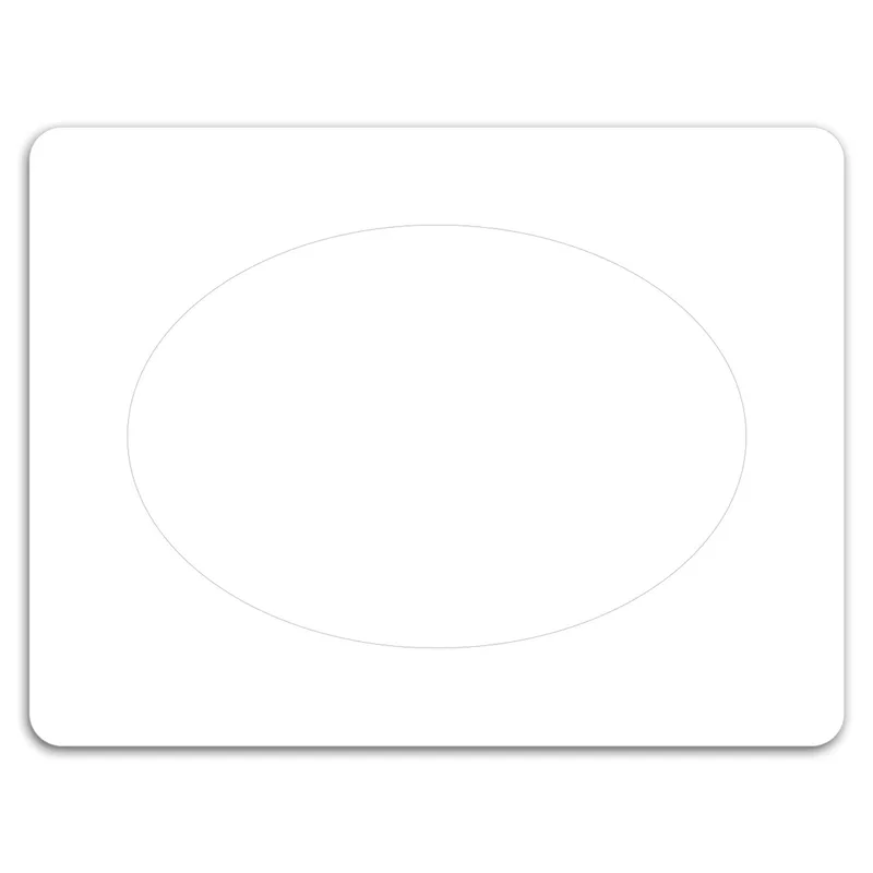 Jumbo Picture Frame Magnet - Oval Punch Out view 2