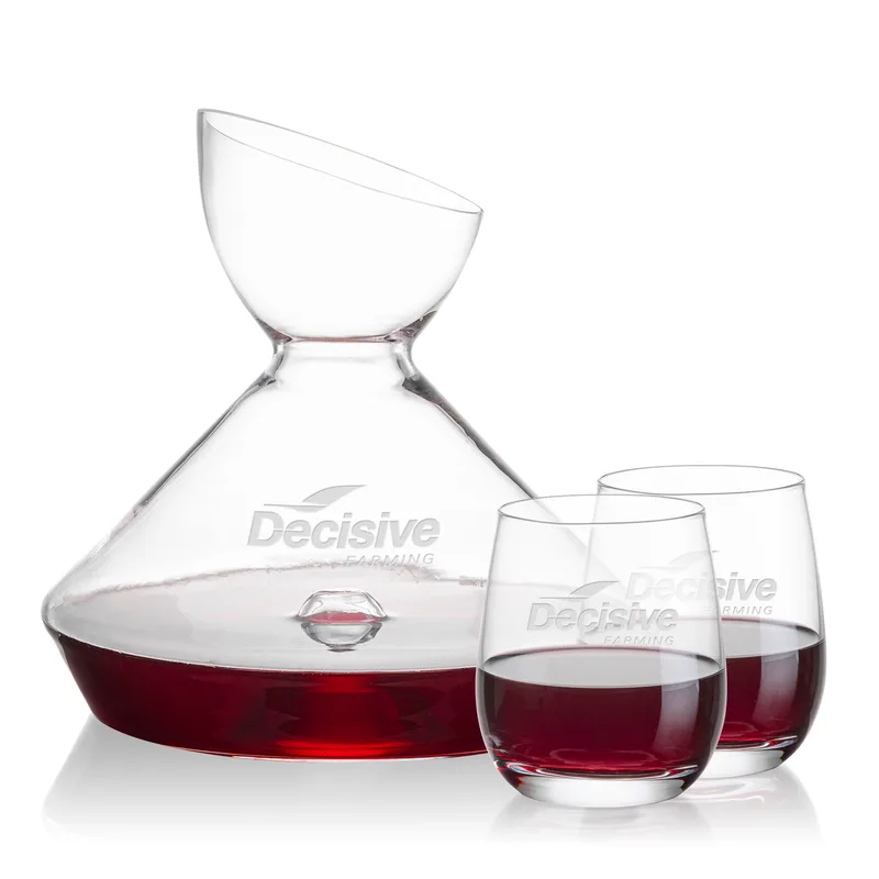 Carafe & 2 Stemless