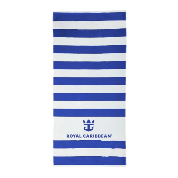 White/Royal Screen Print