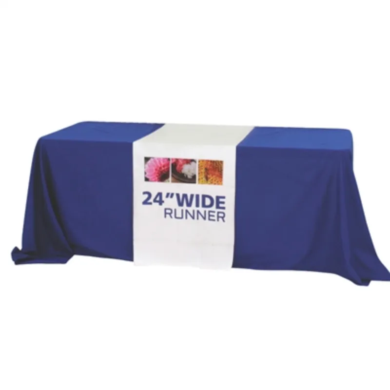 Custom 24" Wide Dye Sublimated Satin Table Runner view 5
