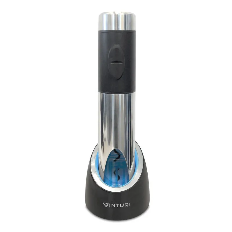 Vinturi Rechargeable Wine Opener w/Base & Foil Cutter
