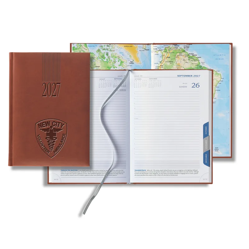 Castelli Tucson Medio White Page Tabbed Daily Diary view 3