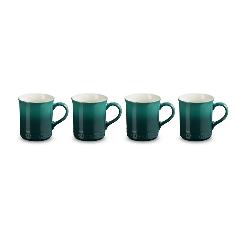 Le Creuset Set Of 4 Stoneware Mugs Artichaut