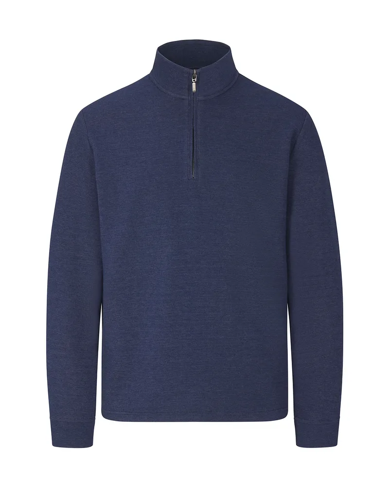 Cardiff Quarter-Zip Cotton Fleece Pullover view 3