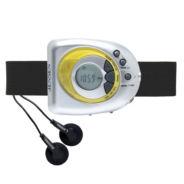 Jensen Digital AM/FM Stereo Armband Radio