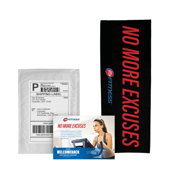 Dye-Sublimated Cooling Towel Mailer Kit view 2