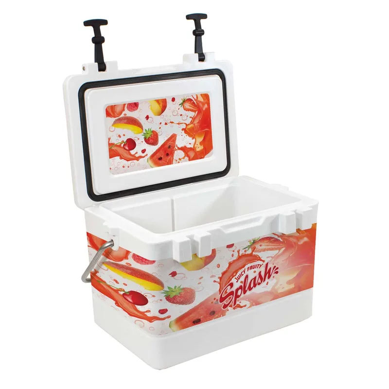 25L OBP Rotomolded Cooler, Wrap & Lid Decals Double-sided view 7
